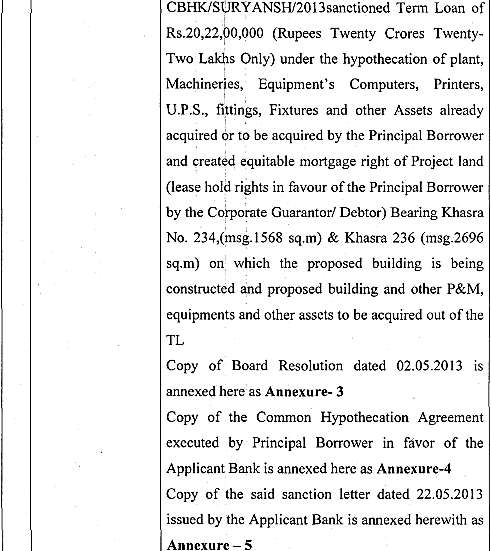 Exhibit reproduced from the original judgment
