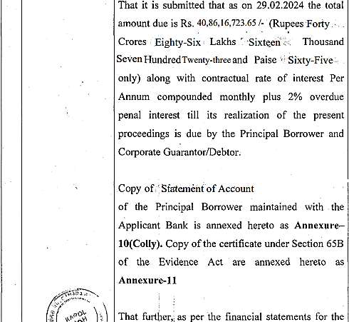 Exhibit reproduced from the original judgment
