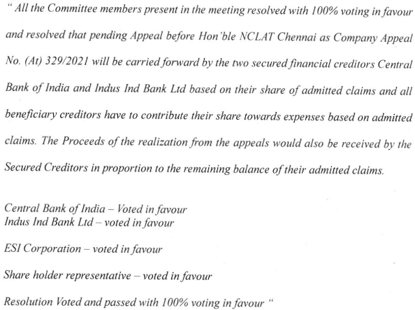 Exhibit reproduced from the original judgment