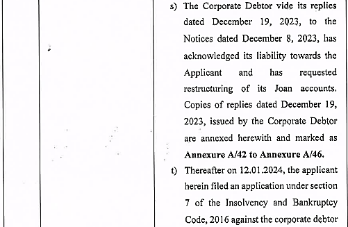 Exhibit reproduced from the original judgment