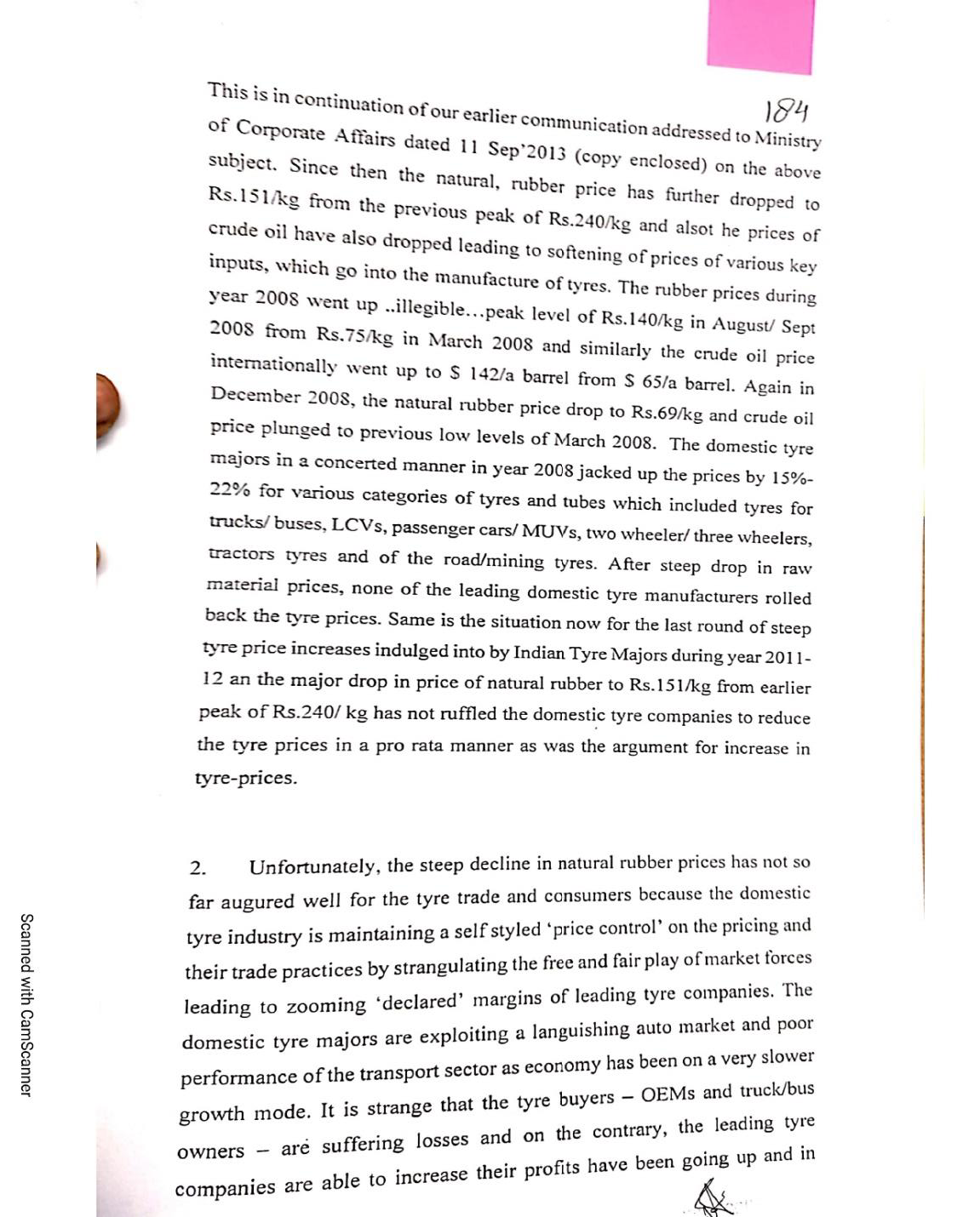 Exhibit reproduced from the original judgment