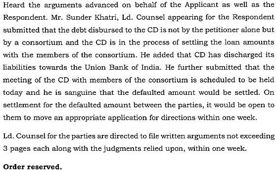 Exhibit reproduced from the original judgment
