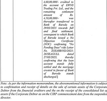 Exhibit reproduced from the original judgment