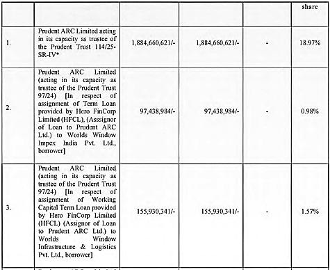 Exhibit reproduced from the original judgment