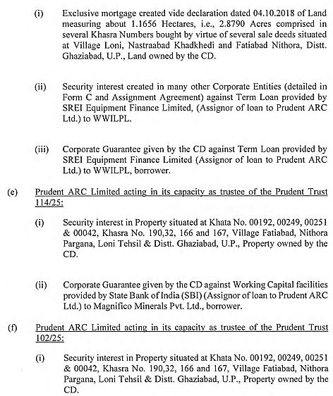 Exhibit reproduced from the original judgment