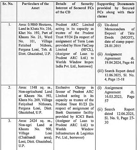 Exhibit reproduced from the original judgment