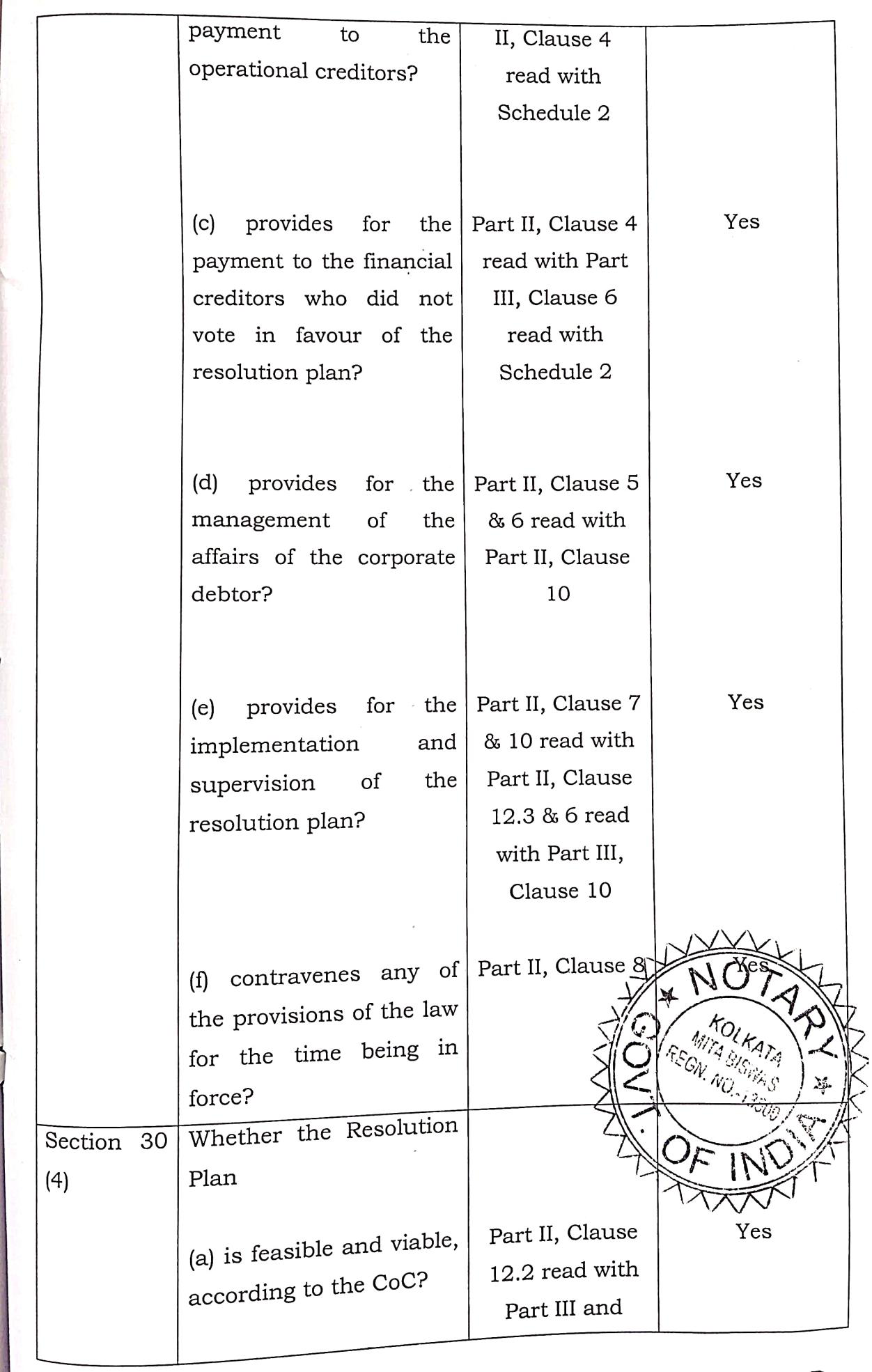 Exhibit reproduced from the original judgment