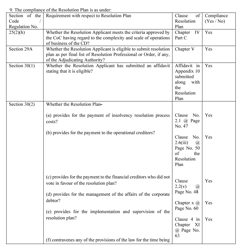 Exhibit reproduced from the original judgment