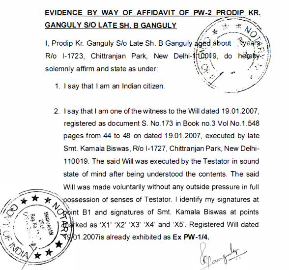 Exhibit reproduced from the original judgment