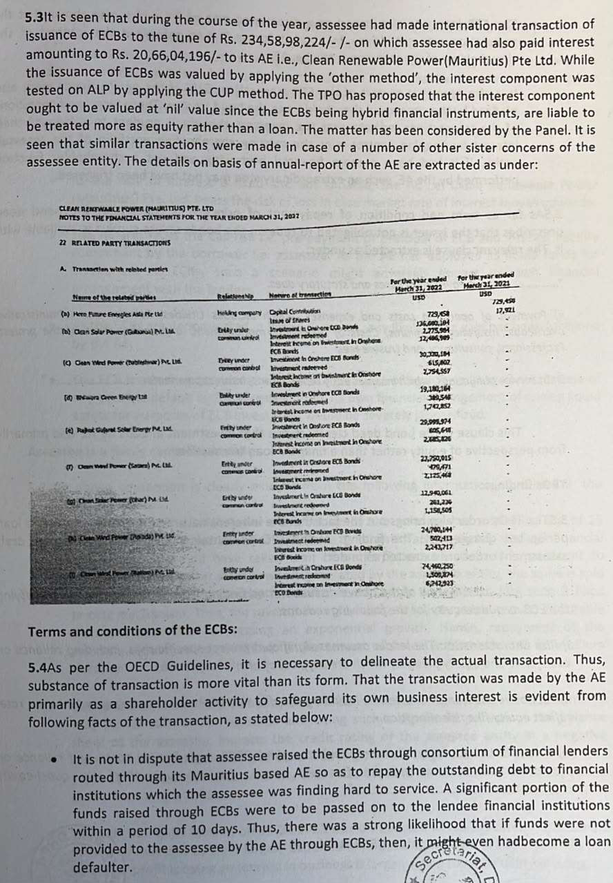 Exhibit reproduced from the original judgment