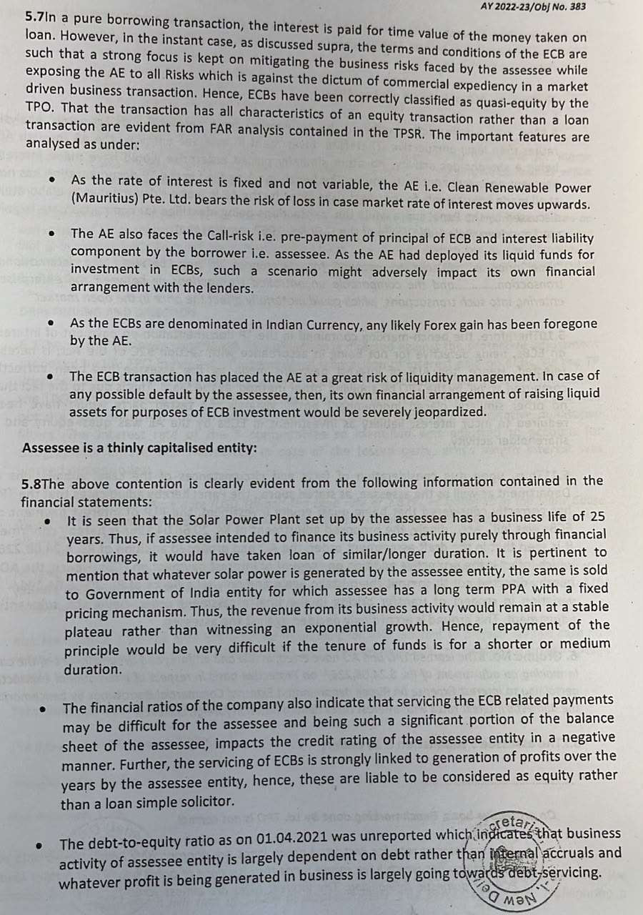 Exhibit reproduced from the original judgment