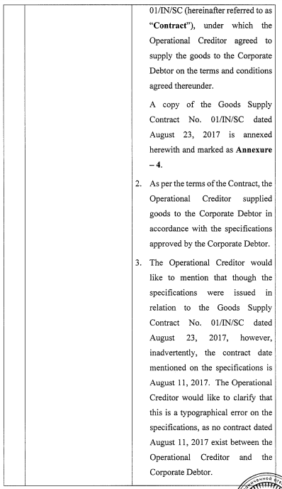 Exhibit reproduced from the original judgment