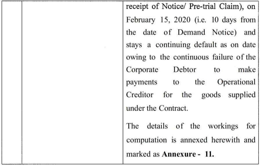 Exhibit reproduced from the original judgment