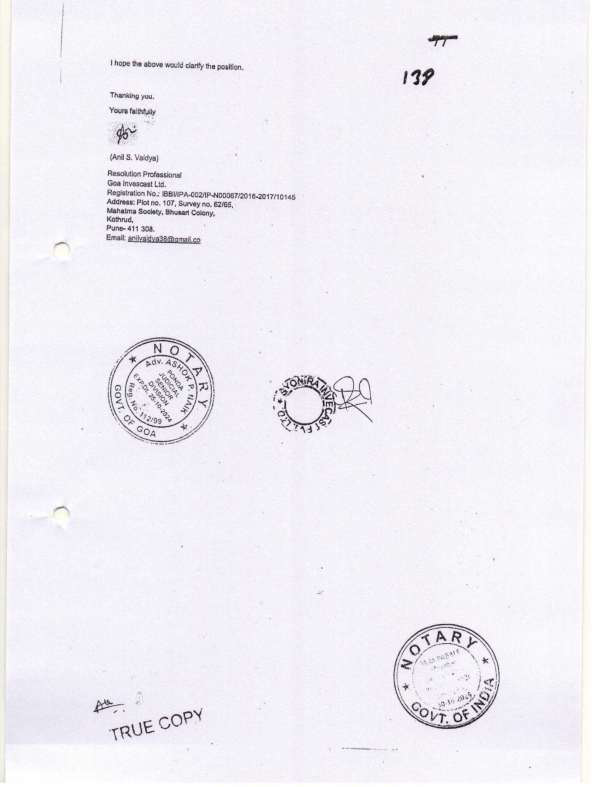 Exhibit reproduced from the original judgment