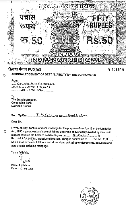 Exhibit reproduced from the original judgment