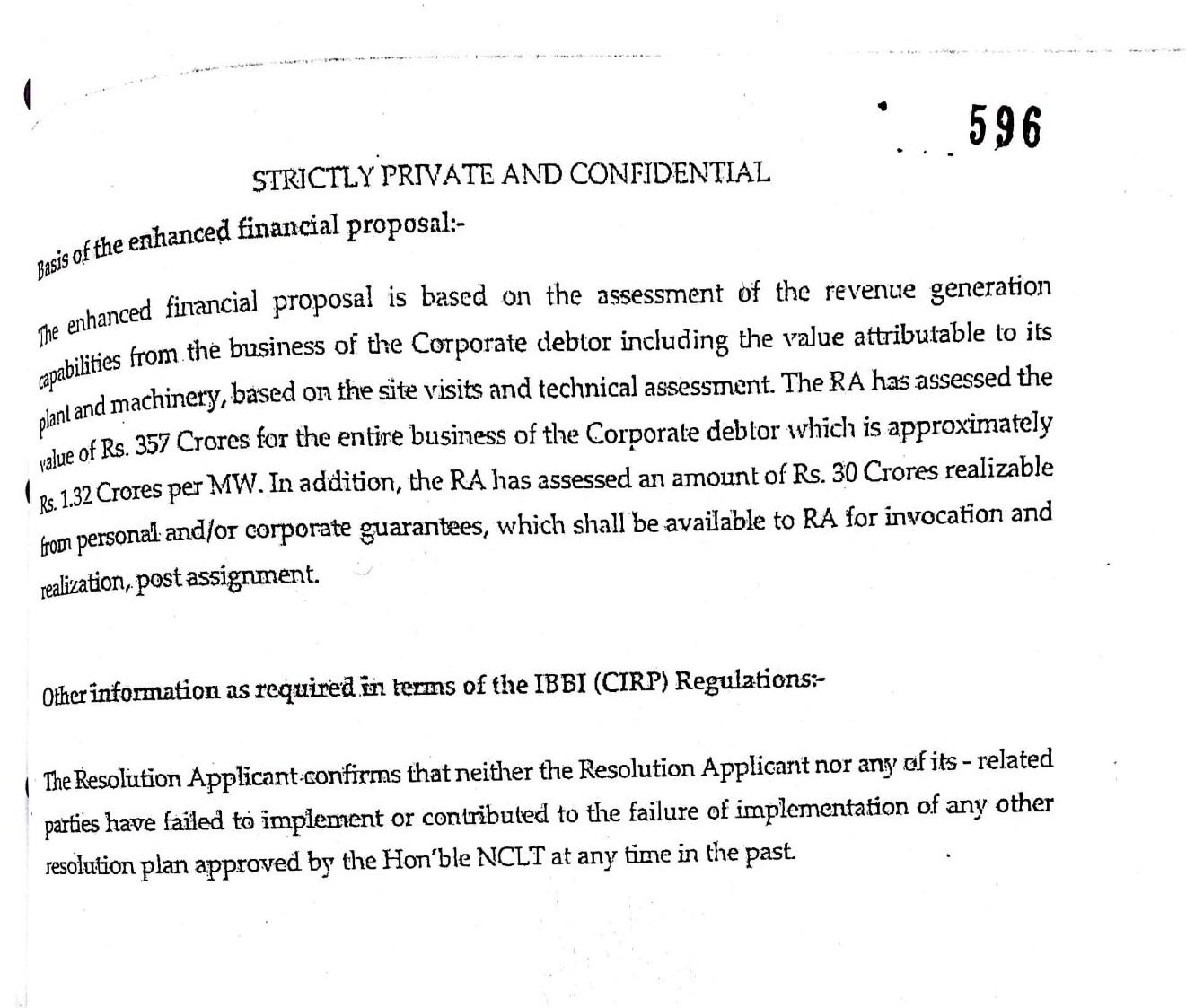 Exhibit reproduced from the original judgment