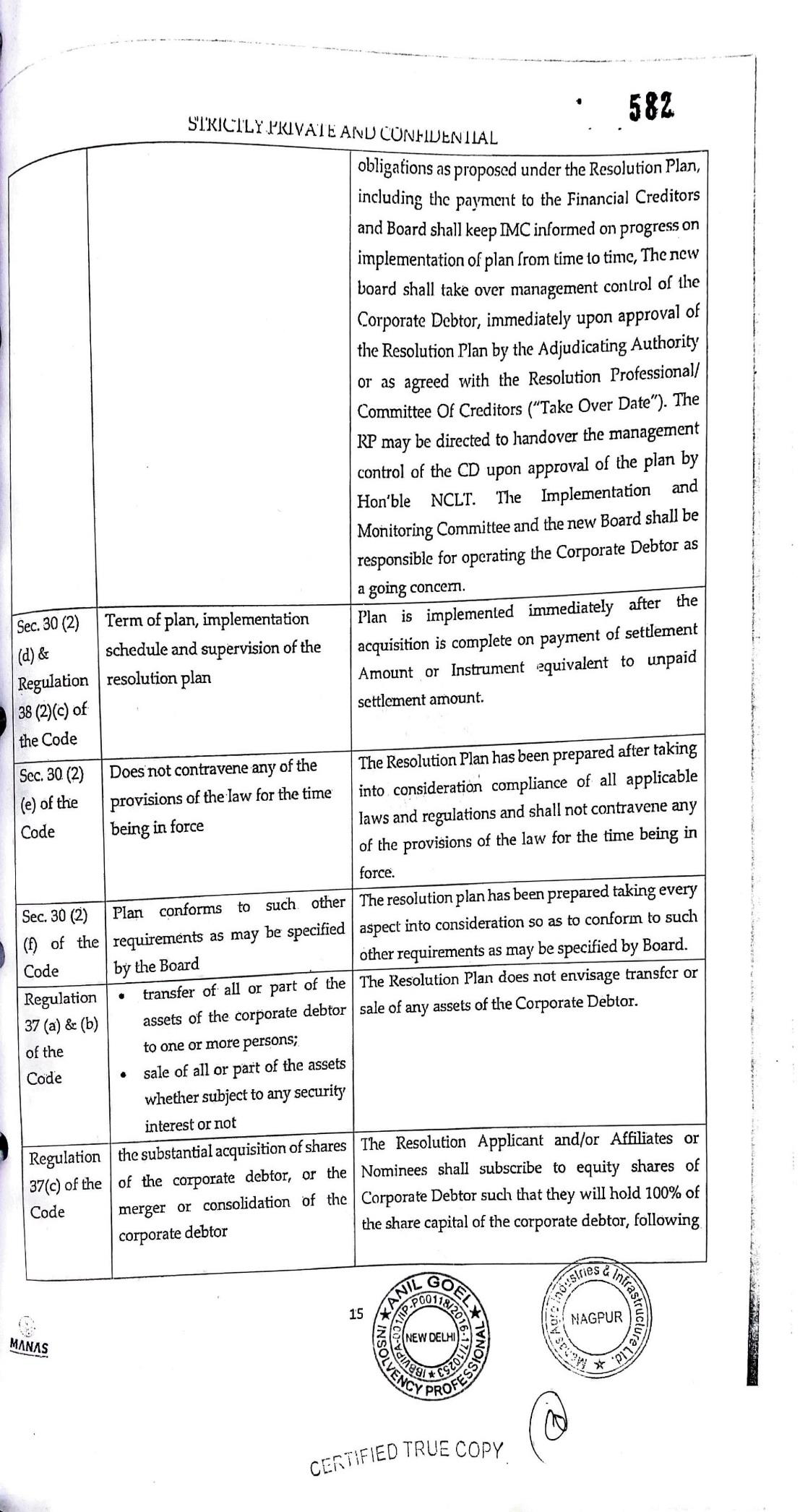 Exhibit reproduced from the original judgment