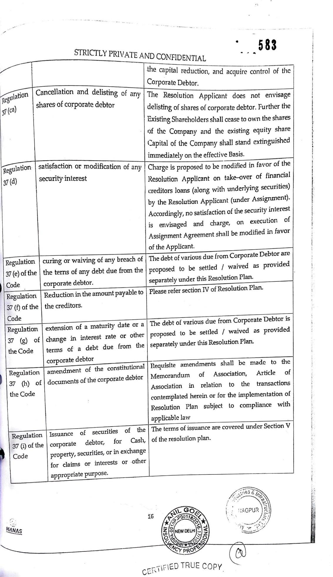 Exhibit reproduced from the original judgment