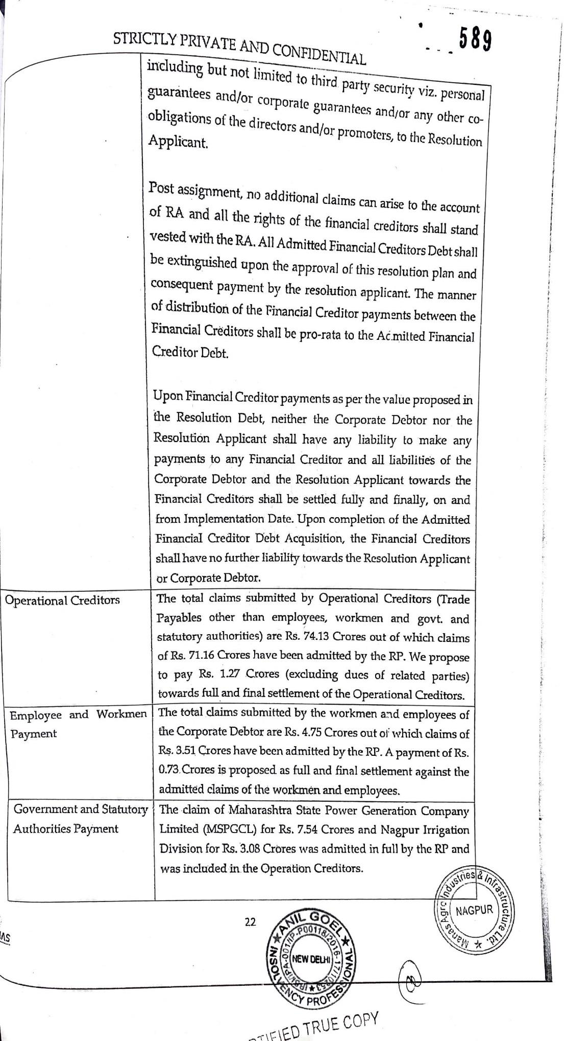 Exhibit reproduced from the original judgment