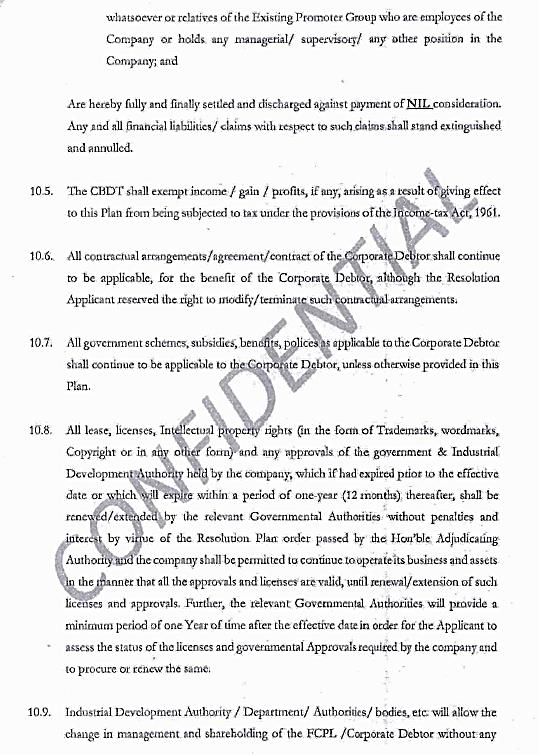 Exhibit reproduced from the original judgment