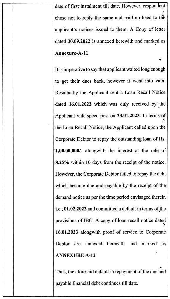 Exhibit reproduced from the original judgment
