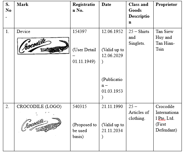 Exhibit reproduced from the original judgment