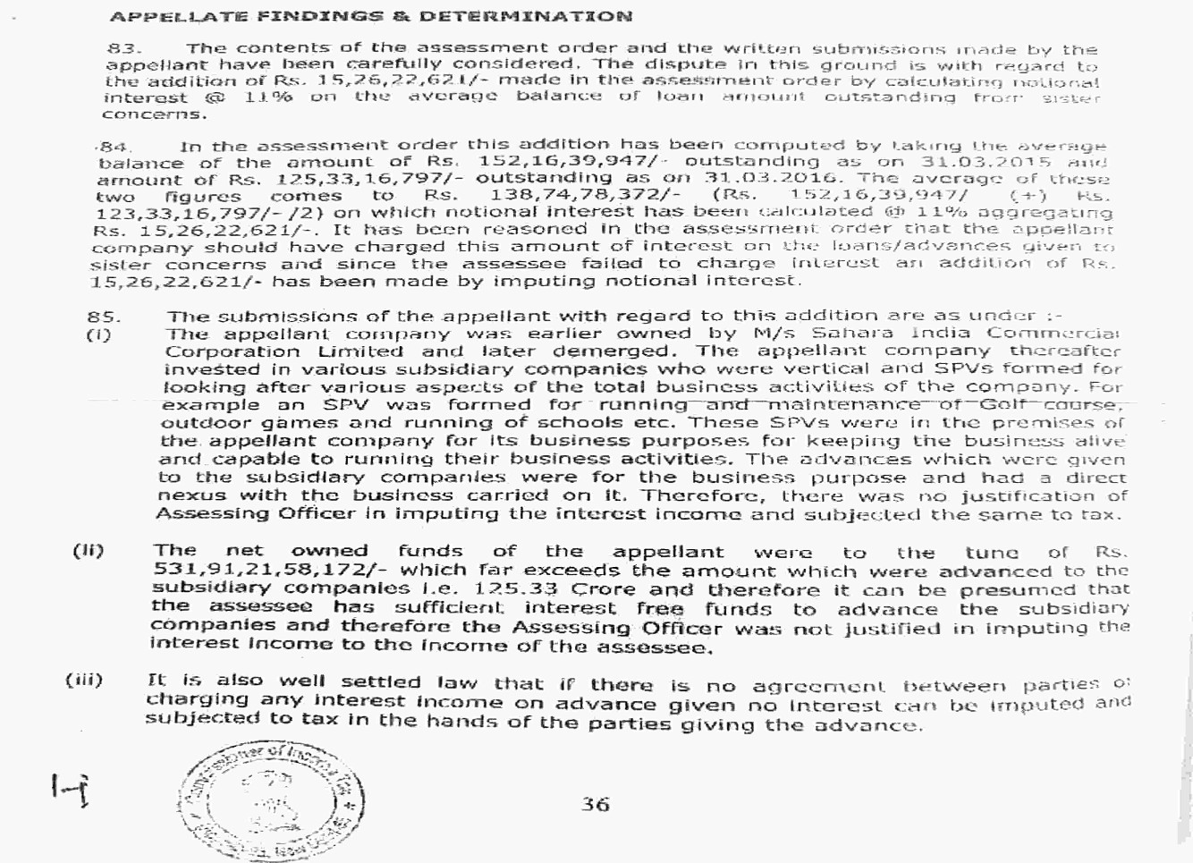 Exhibit reproduced from the original judgment