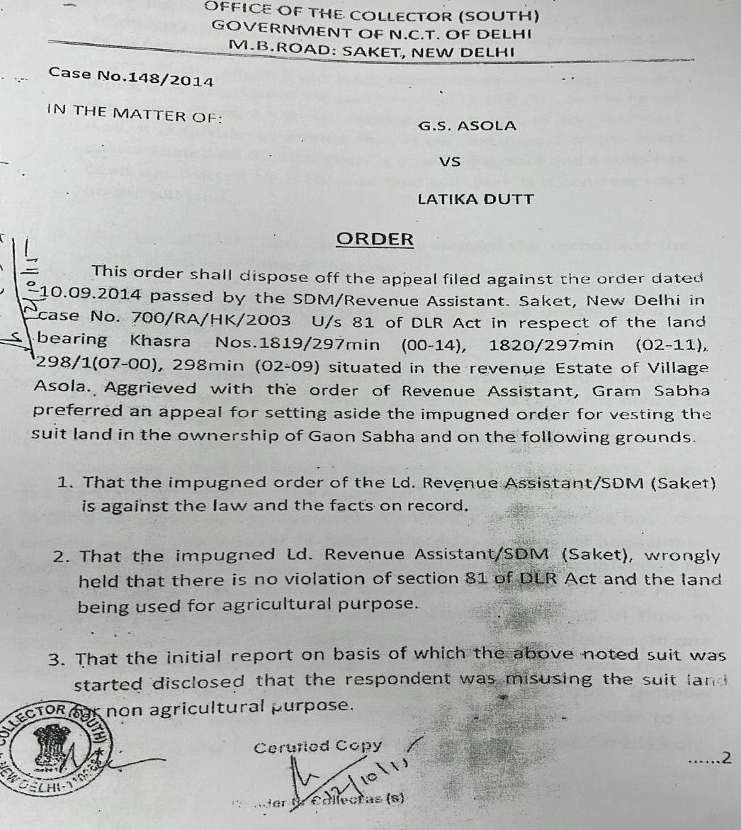Exhibit reproduced from the original judgment