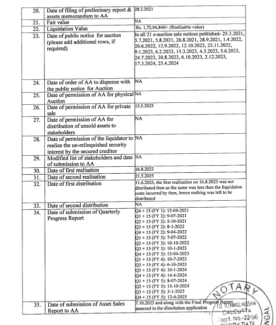 Exhibit reproduced from the original judgment