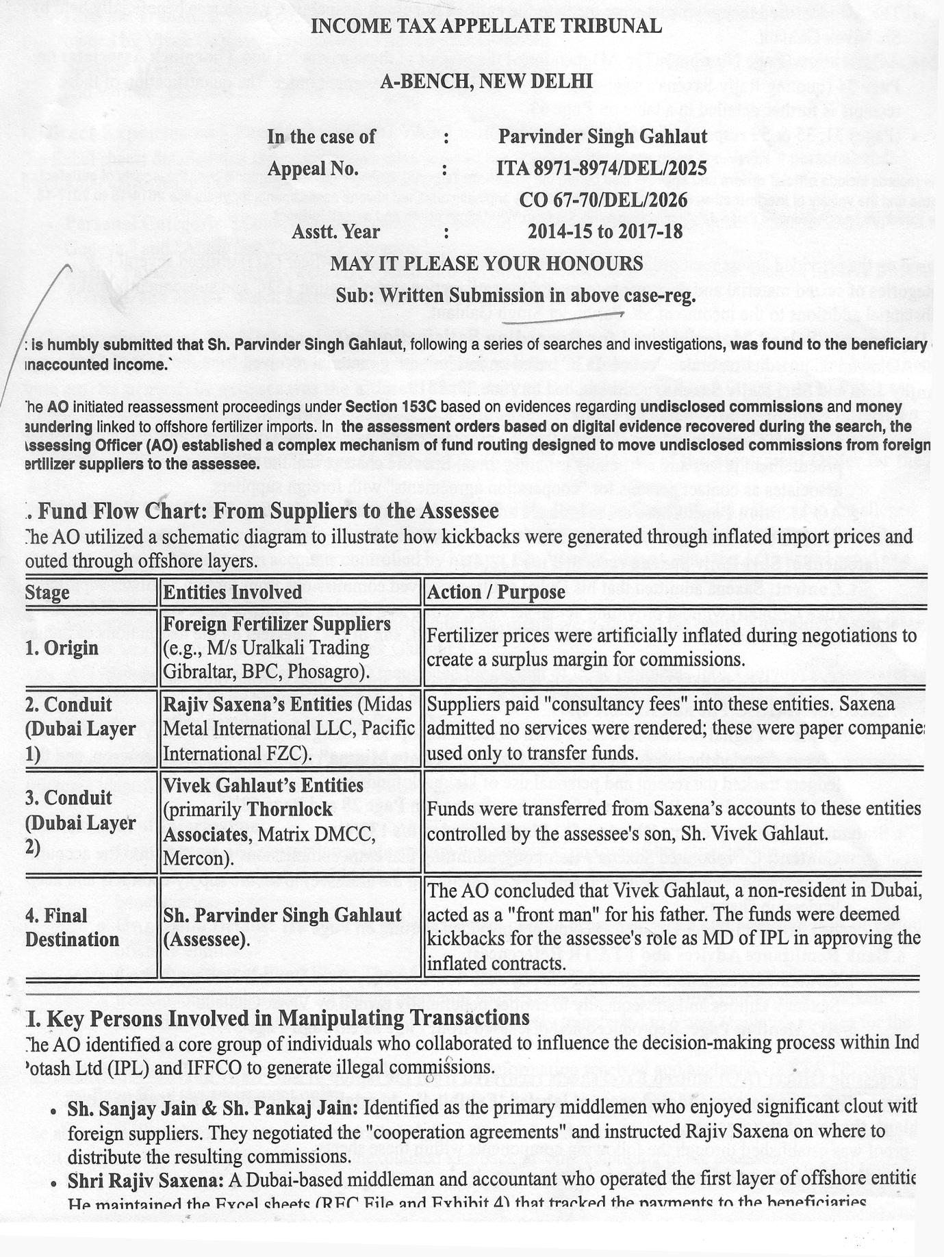 Exhibit reproduced from the original judgment