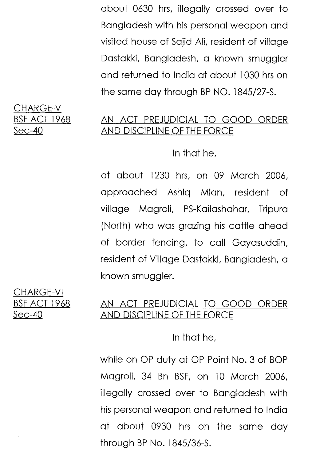 Exhibit reproduced from the original judgment