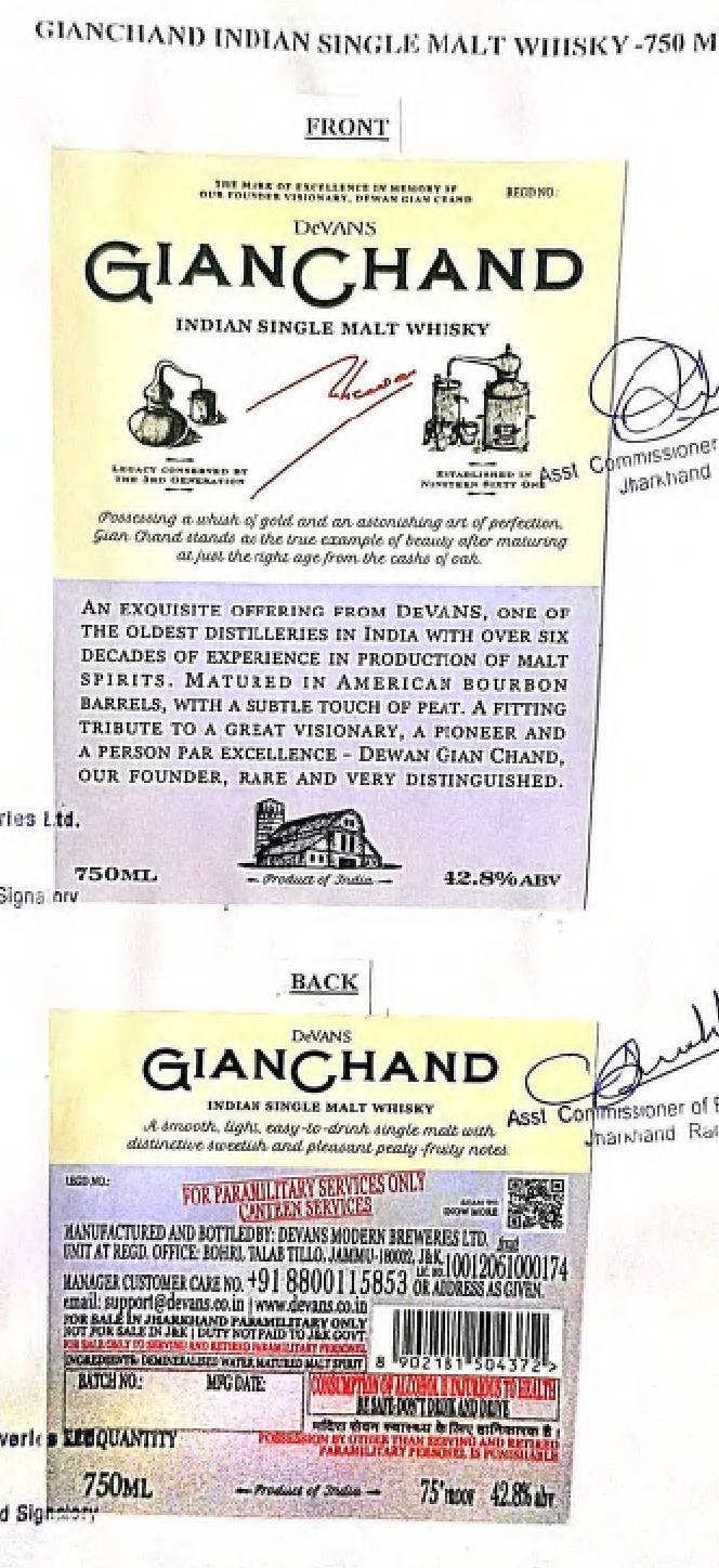Exhibit reproduced from the original judgment