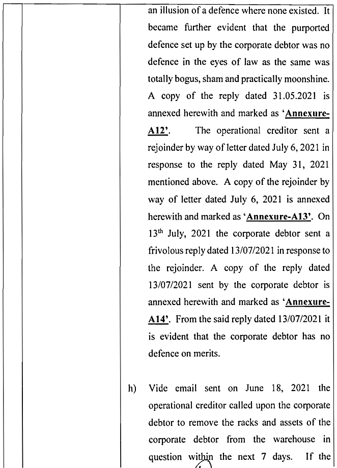 Exhibit reproduced from the original judgment