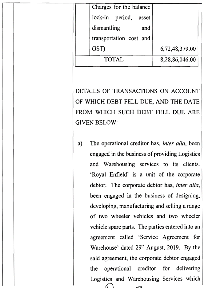 Exhibit reproduced from the original judgment