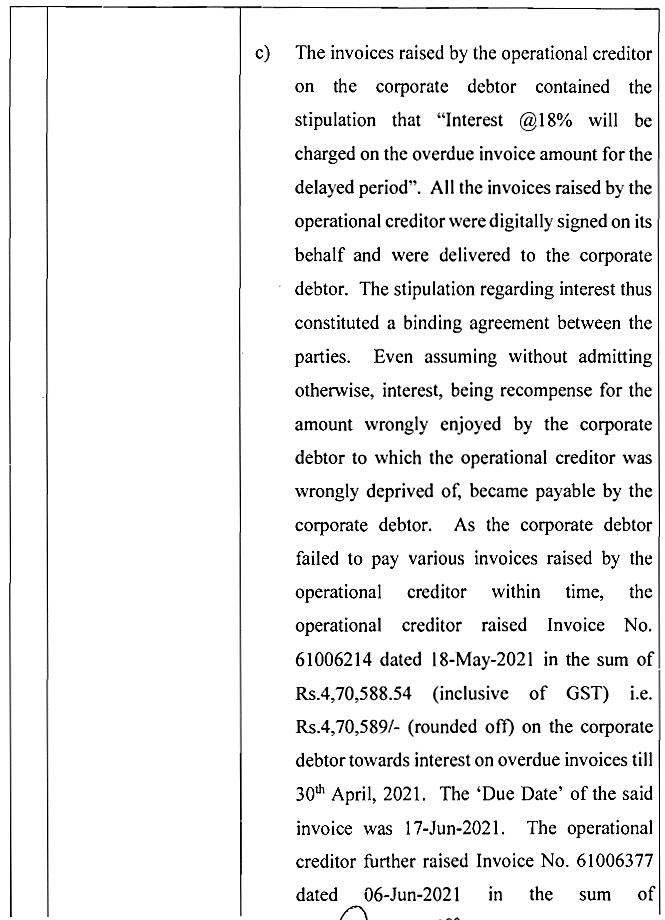 Exhibit reproduced from the original judgment
