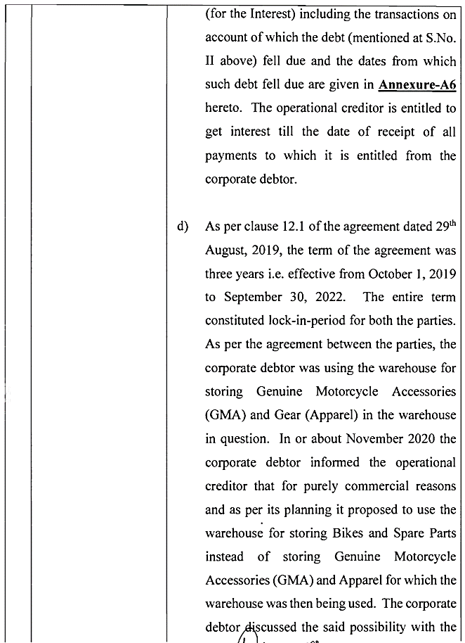 Exhibit reproduced from the original judgment