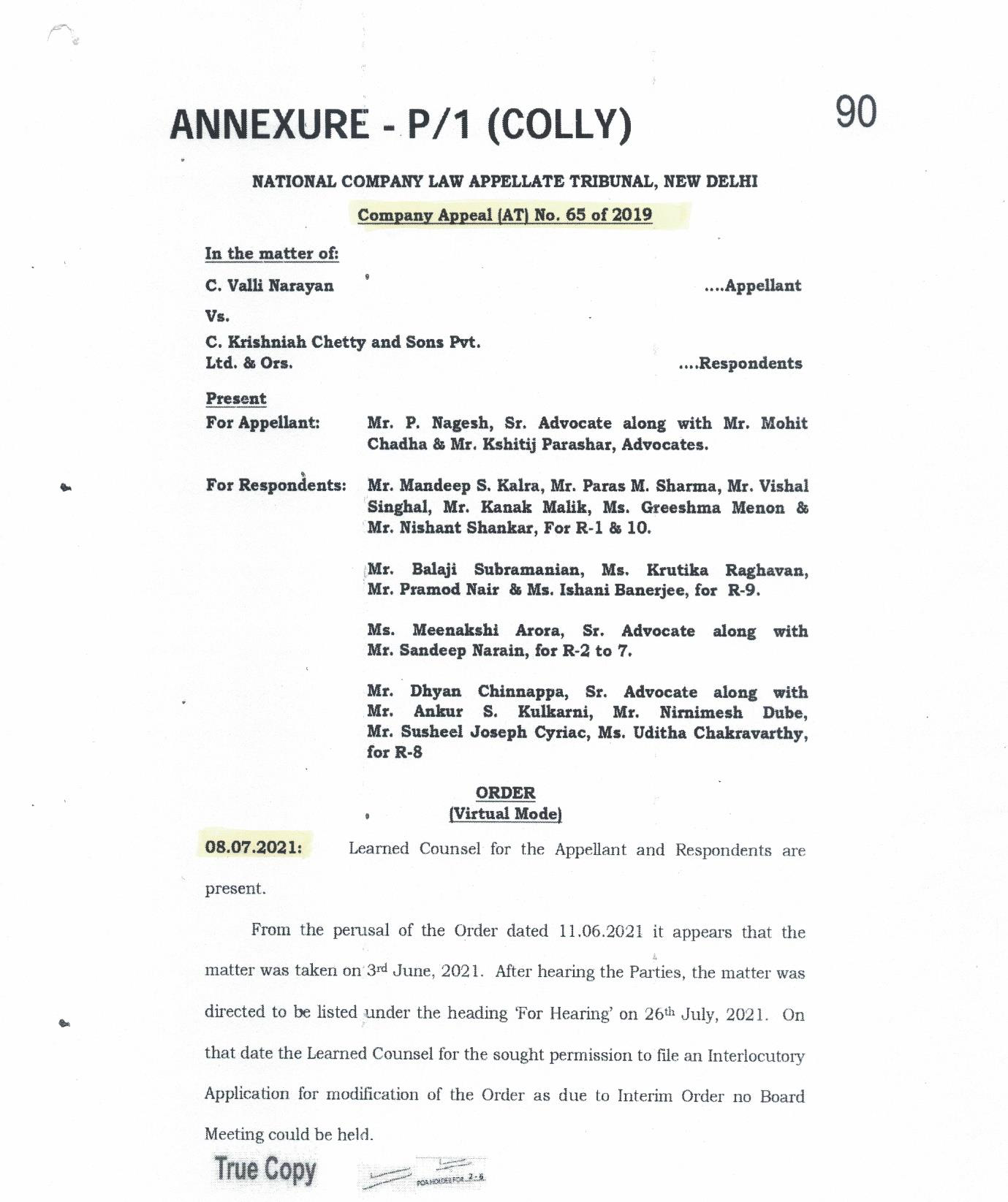 Exhibit reproduced from the original judgment