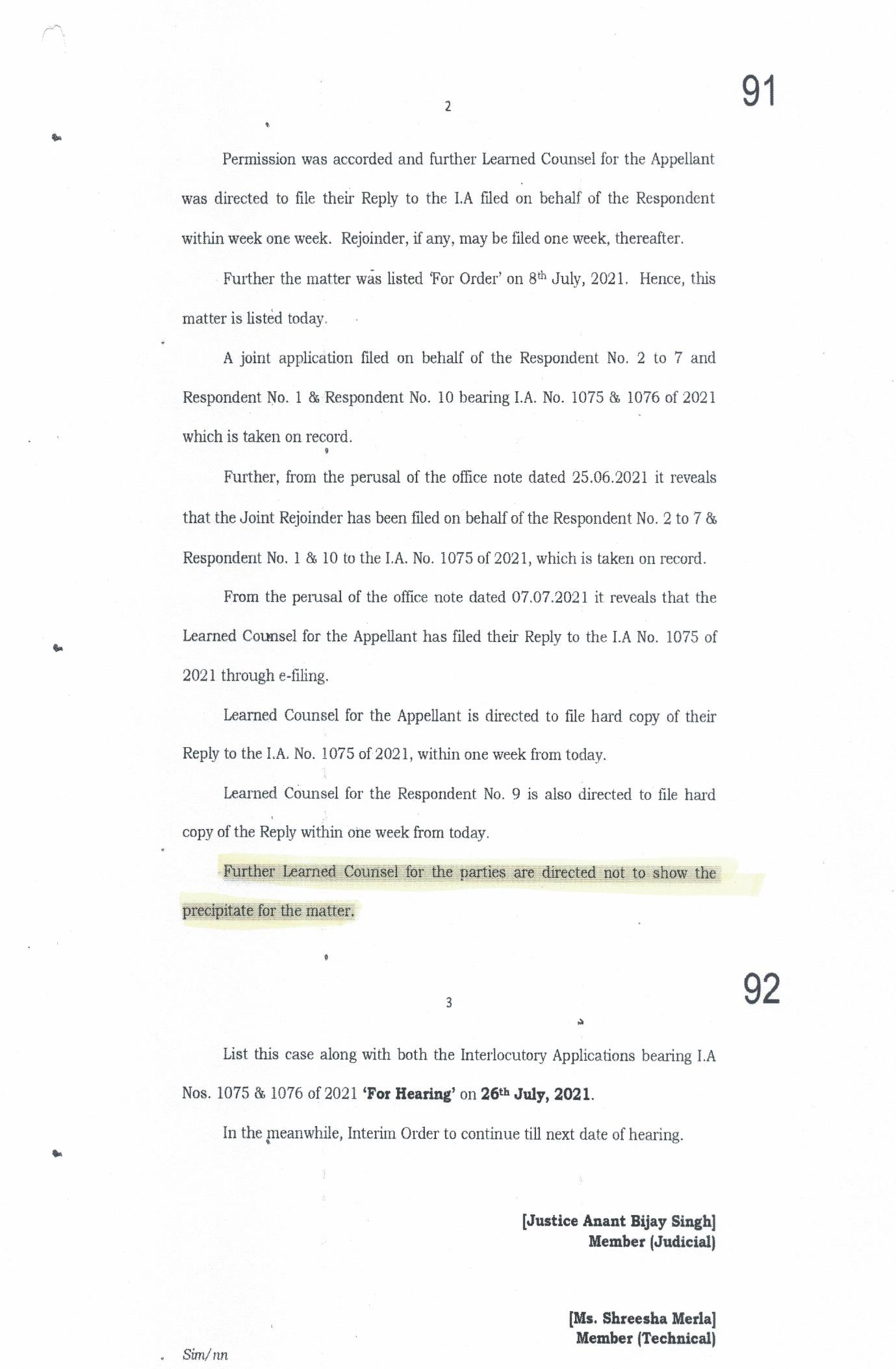 Exhibit reproduced from the original judgment
