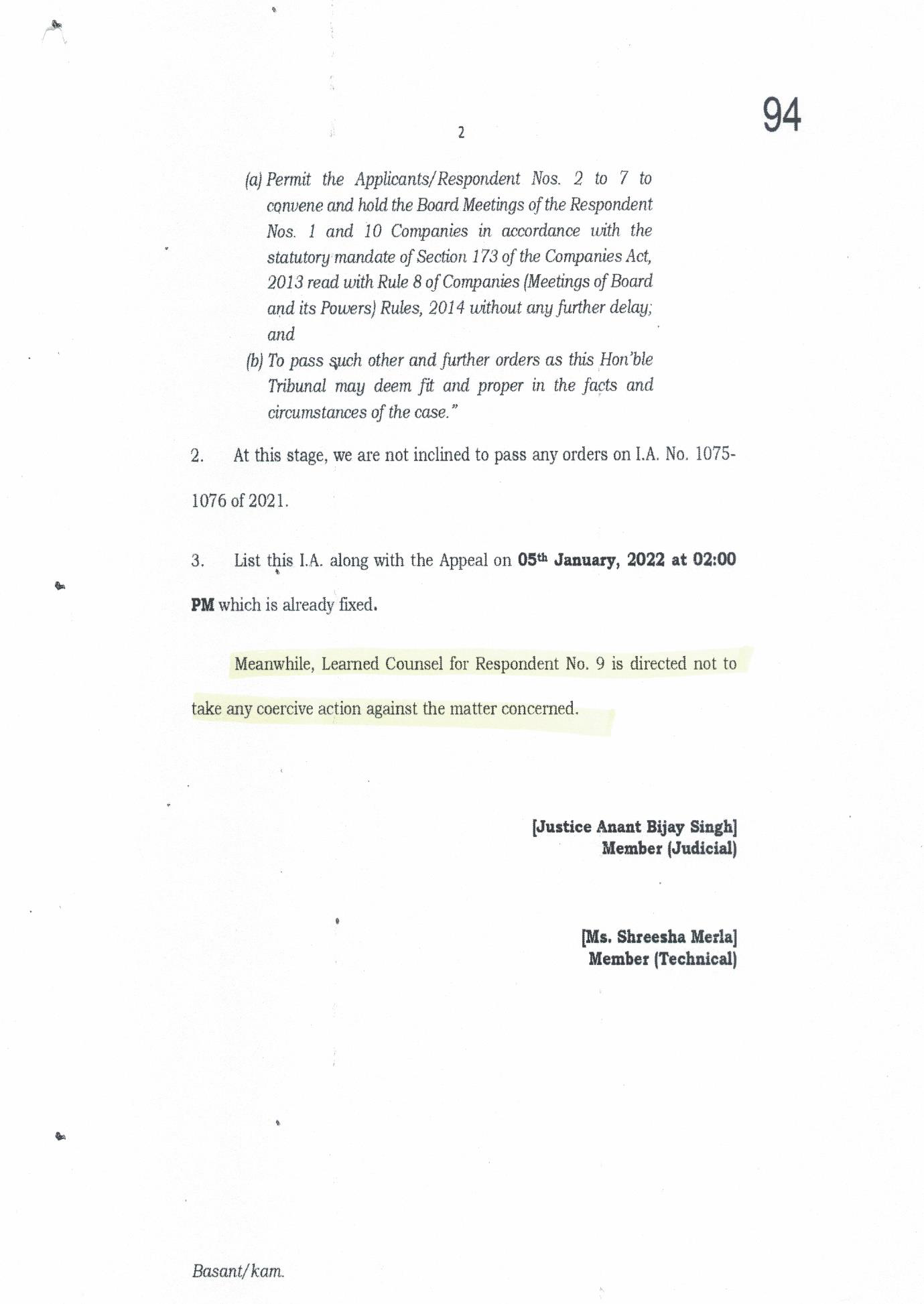 Exhibit reproduced from the original judgment