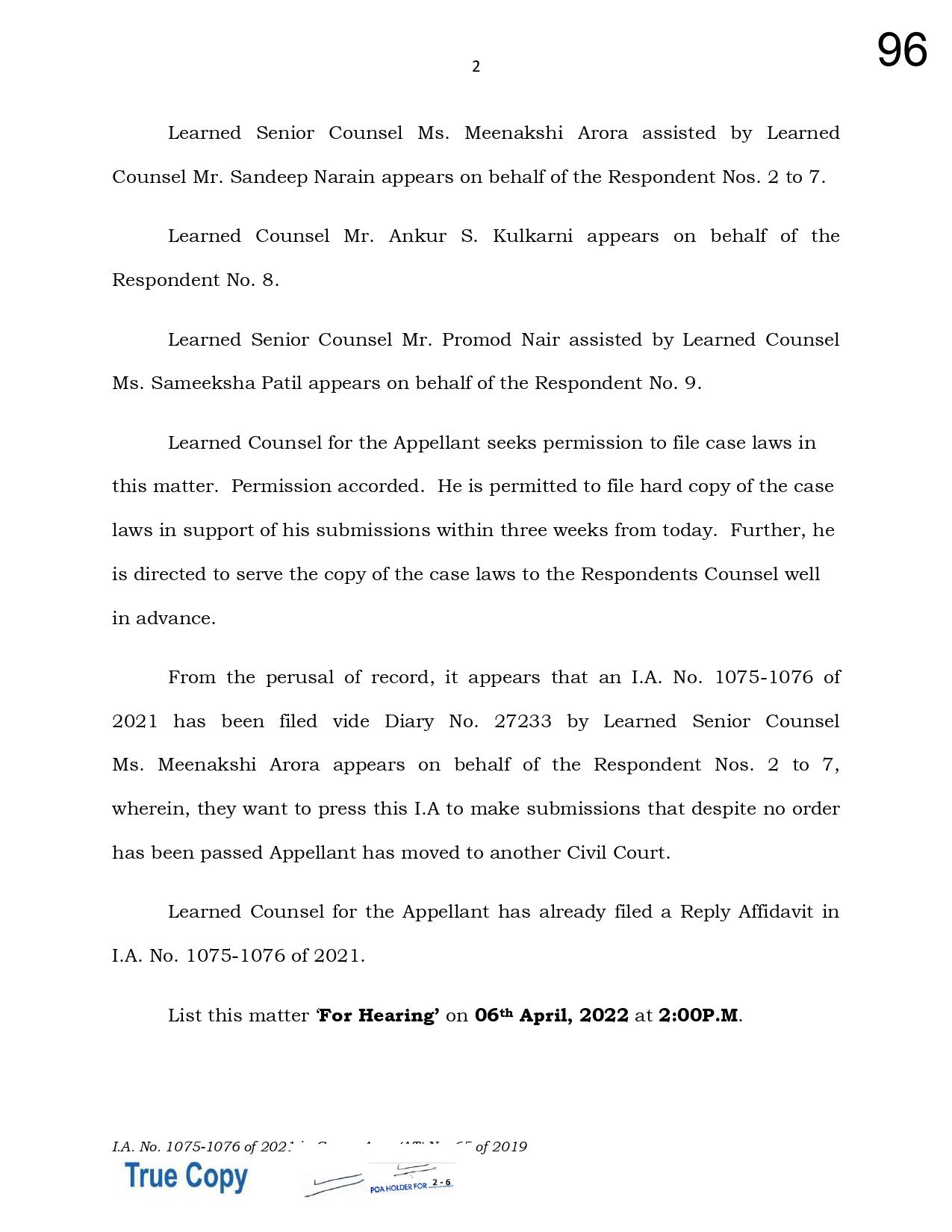 Exhibit reproduced from the original judgment