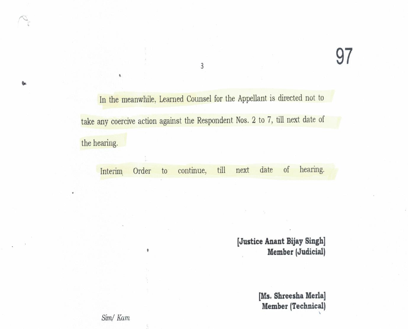 Exhibit reproduced from the original judgment
