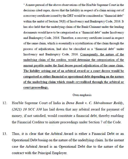 Exhibit reproduced from the original judgment