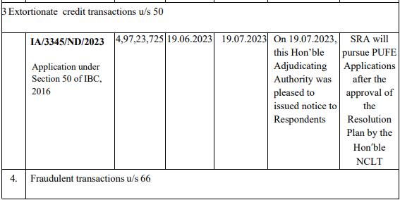 Exhibit reproduced from the original judgment