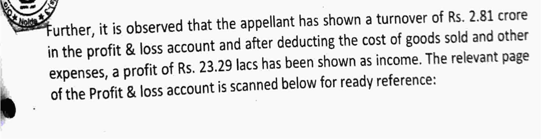 Exhibit reproduced from the original judgment