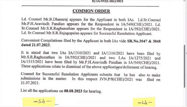 Exhibit reproduced from the original judgment