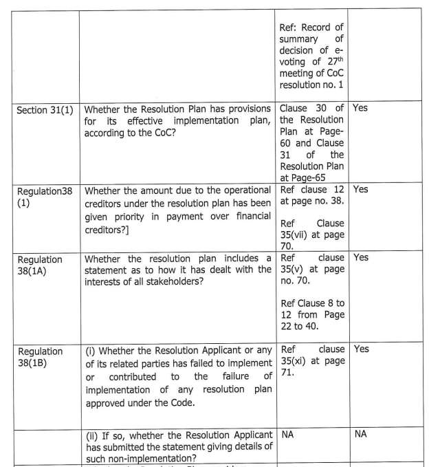 Exhibit reproduced from the original judgment