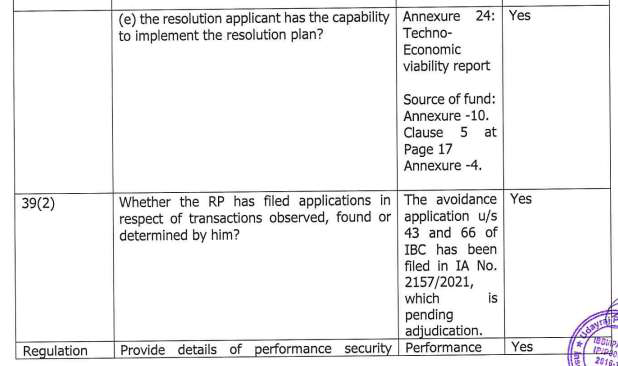Exhibit reproduced from the original judgment