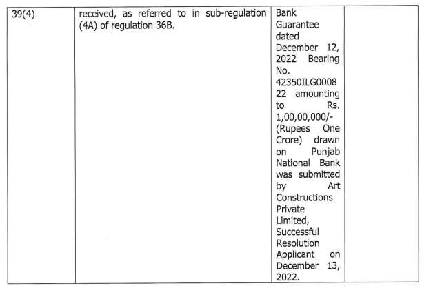 Exhibit reproduced from the original judgment
