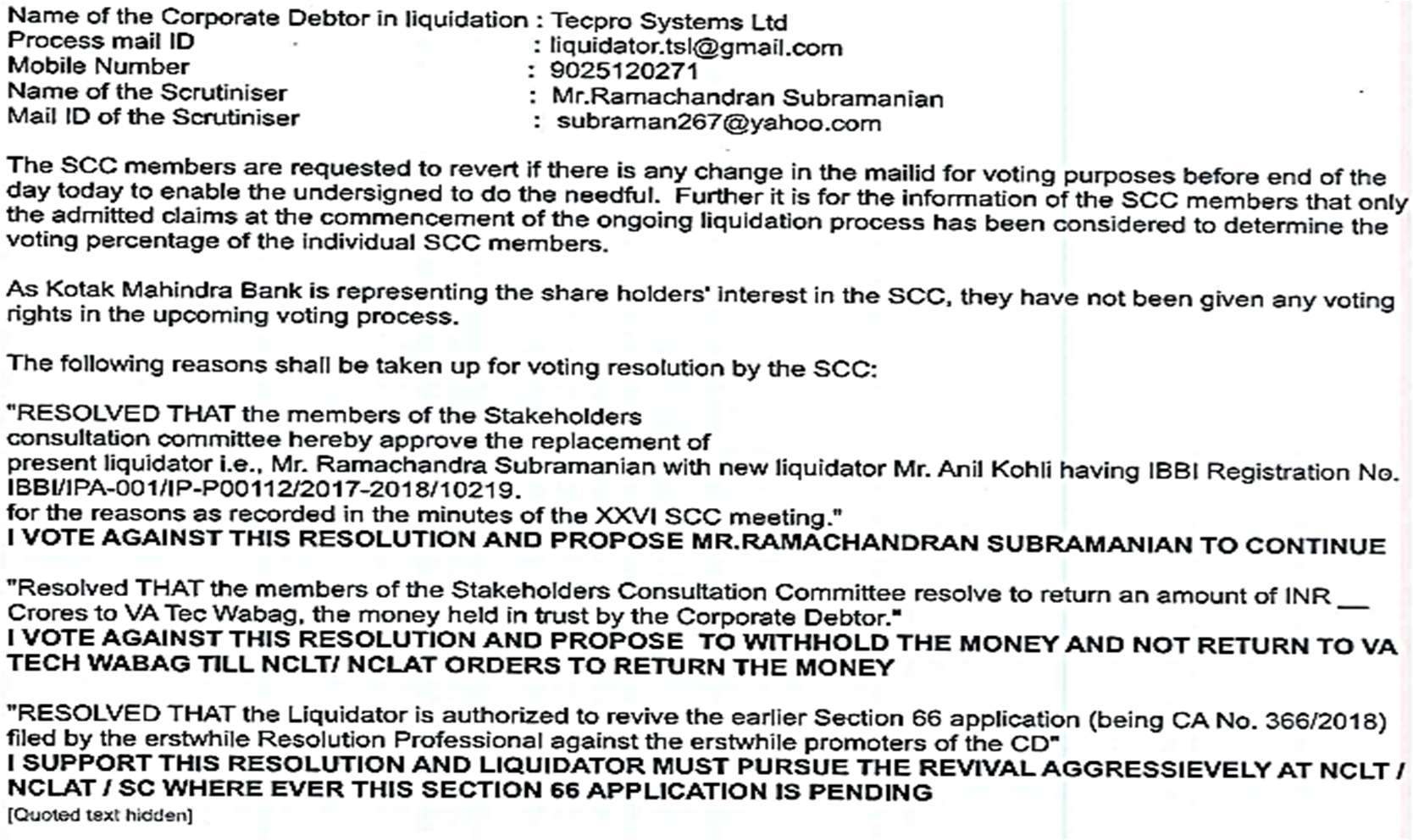 Exhibit reproduced from the original judgment