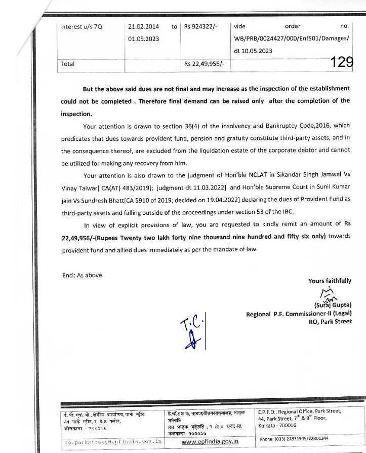 Exhibit reproduced from the original judgment